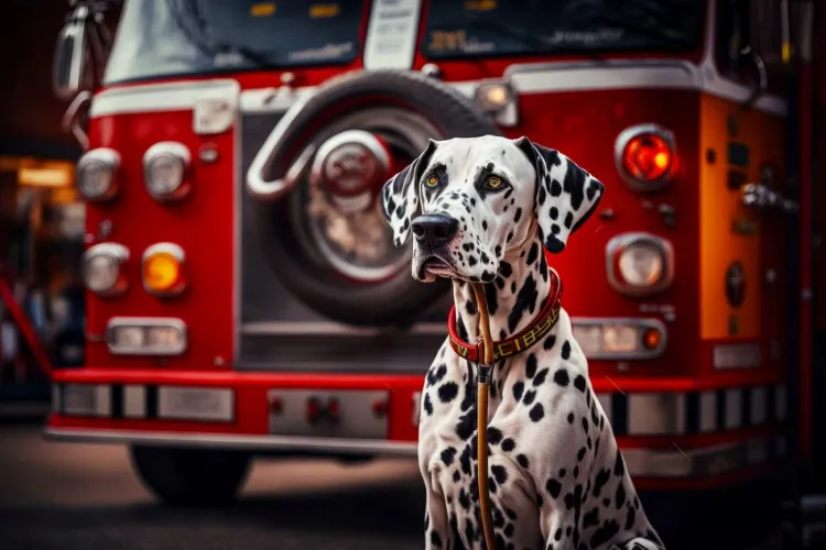 ¿Por qué el dálmata es el perro de los bomberos?