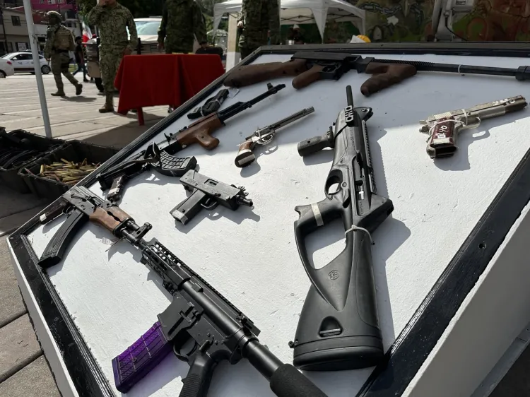 Destruye Sedena armas en Nogales