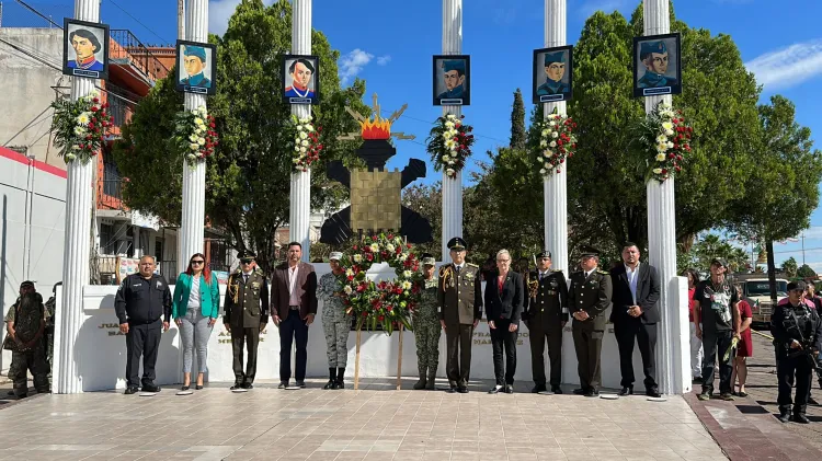 Conmemoran a Niños Héroes en Nogales