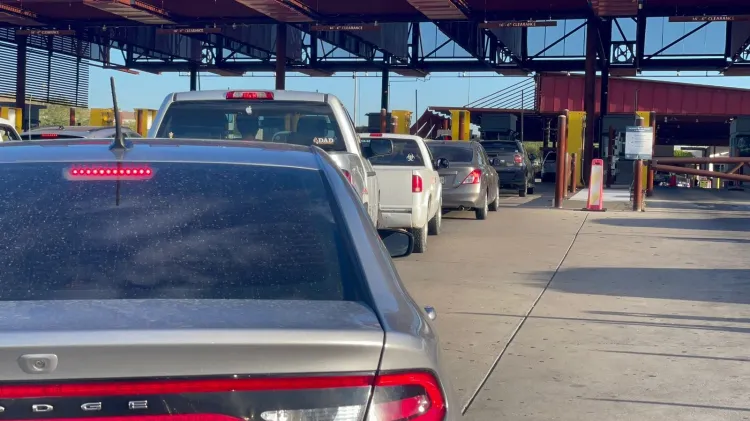 Falta de personal genera retrasos en cruce fronterizo: CBP