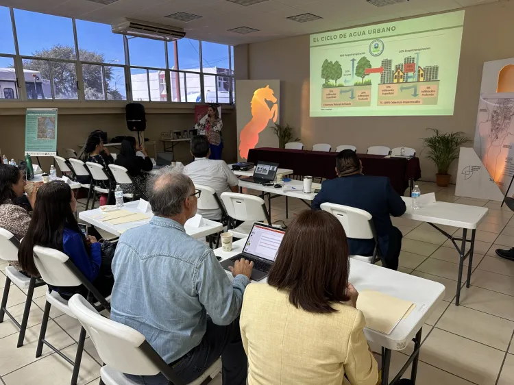 Realizan taller de Jardines de Lluvia escolares