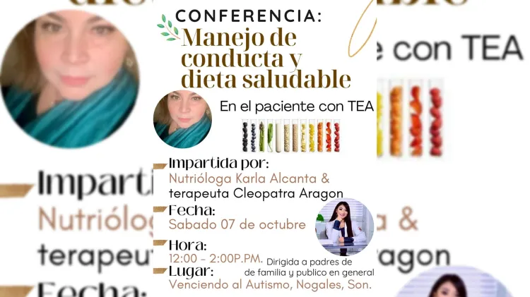 Impartirán plática de nutrición para niños con TEA