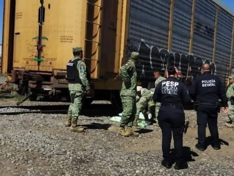 Localizan narcóticos en vagón de tren en Nogales