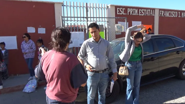 Responde Supervisor de Zona 12 a manifestantes de escuela