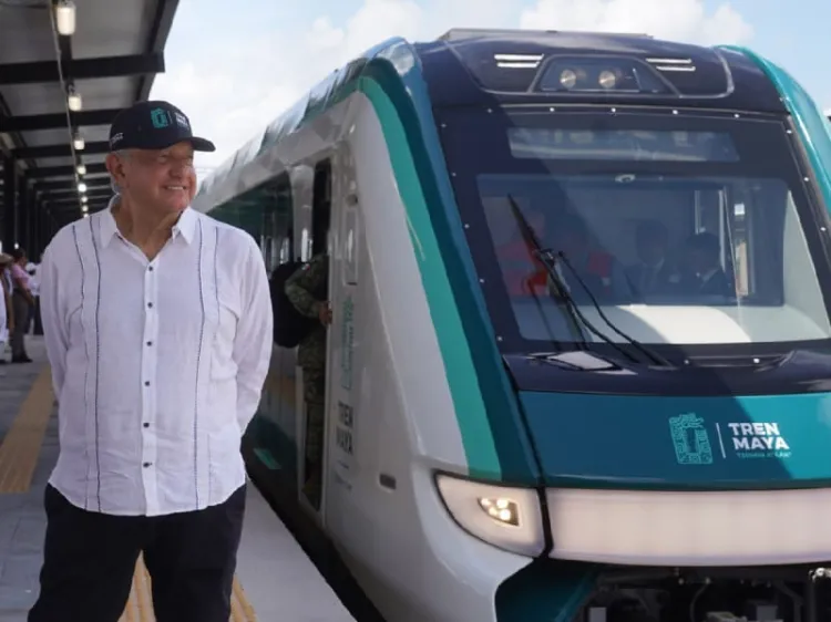 AMLO defiende creación de fideicomiso para el Tren Maya