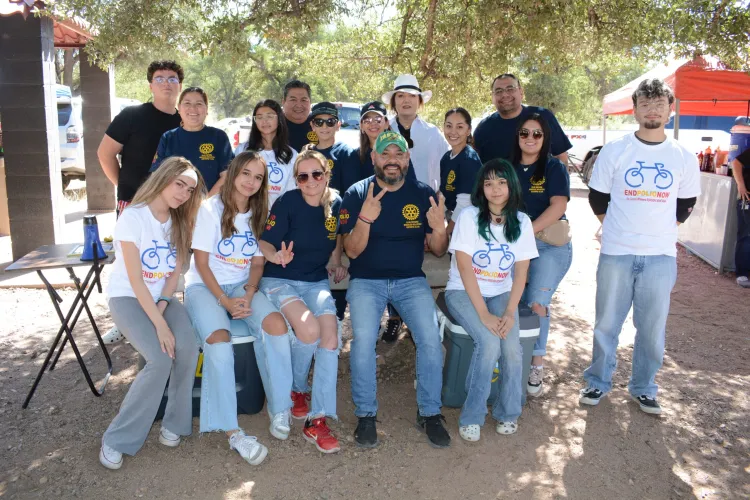 Conquistan ciclistas carrera rotaria a favor de salud mental