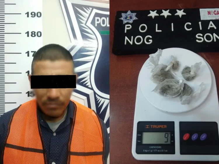 Detienen a ciclista con dosis de marihuana