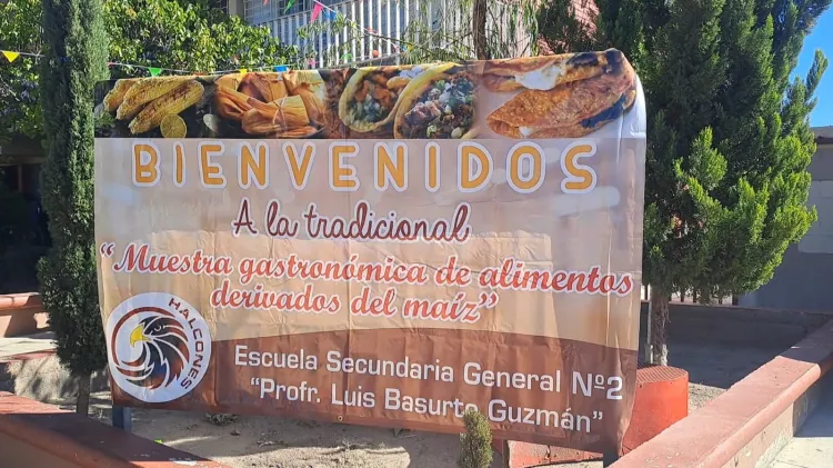 Realizan muestra gastronómica del maíz en secundaria