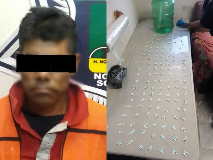 Cae traficante con más de mil pastillas de fentanilo