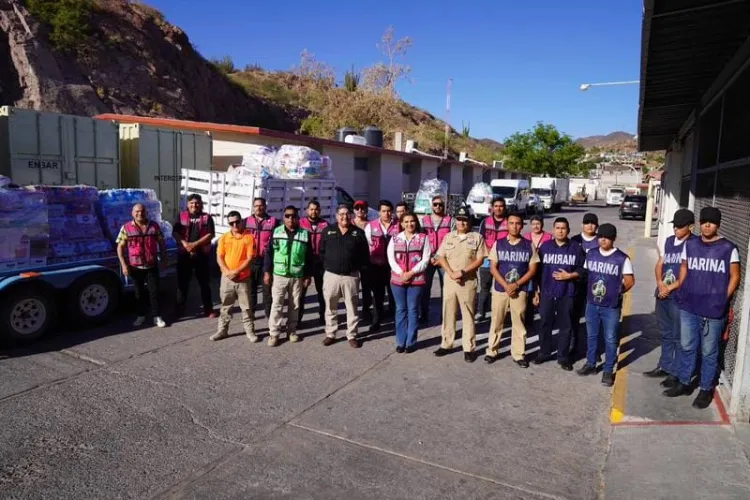 Entrega Gobierno de Sonora 111 toneladas de ayuda para Guerrero