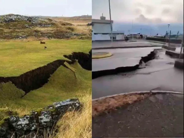 Aparece grieta de más de 15 kilómetros en Islandia ante riesgo de erupción
