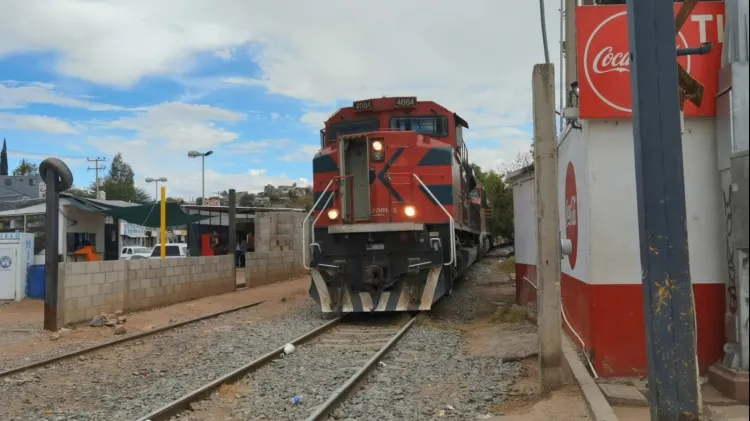 Reubicación de vías del ferrocarril en Nogales finalizarán en octubre de 2024