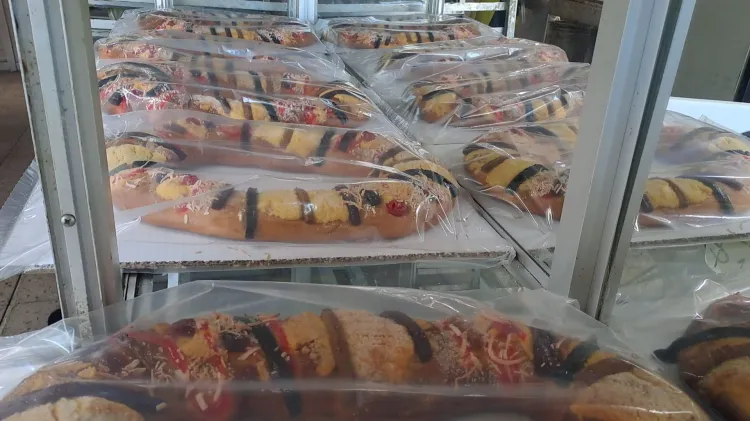 Panaderías se preparan con venta de Rosca de Reyes