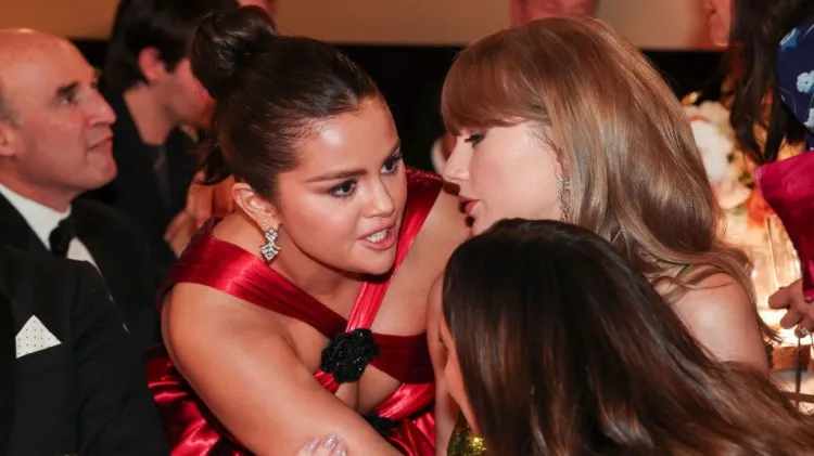 Selena Gomez aclara que le dijo a Taylor Swift en los Globos de Oro