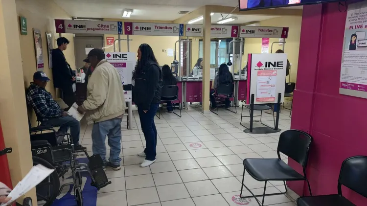 Registra INE 2968 credenciales pendientes de recoger en Nogales