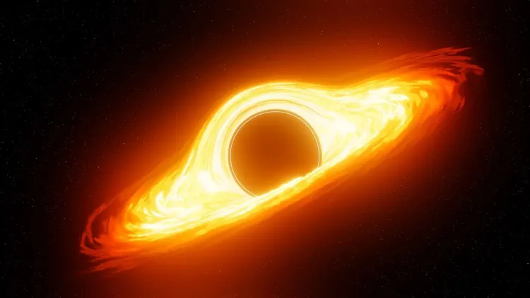 Descubren un agujero negro que puede absorber un Sol por día