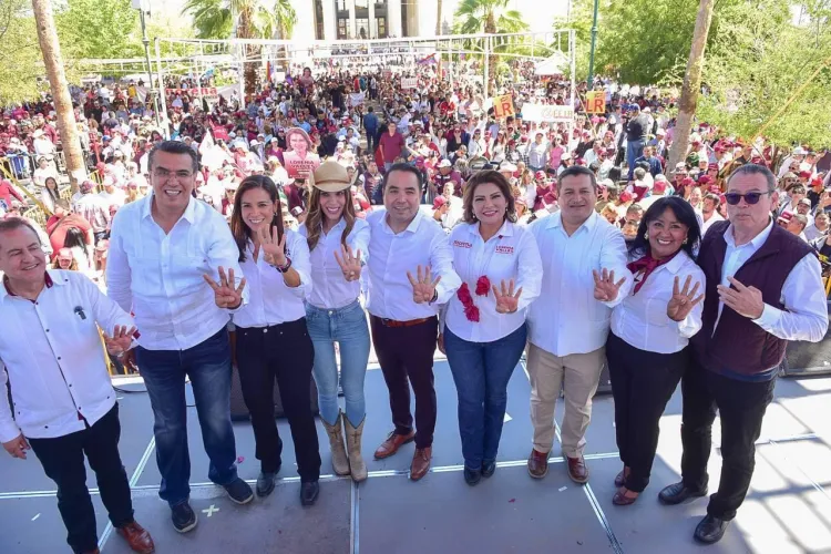 Arranca la fórmula ganadora de Morena, Lorenia Valles y Heriberto Aguilar el camino al Senado de la República