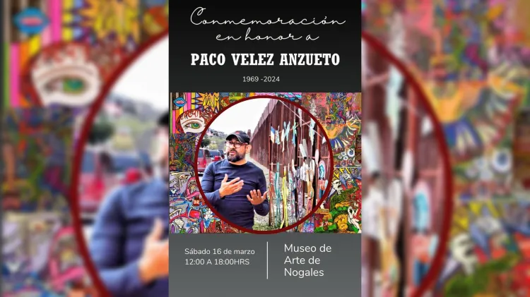Invitan a muestra de Paco Vélez Anzueto