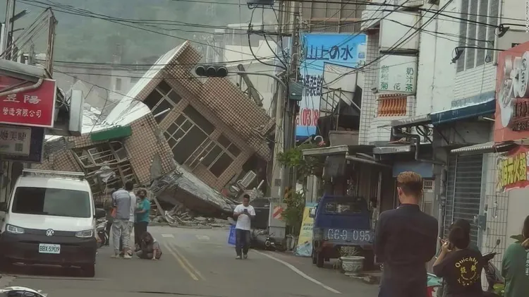 Impactantes VIDEOS y FOTOS del terremoto en Taiwán