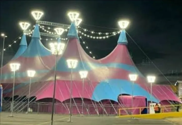 VIDEO insólito: Descuido en circo de EU causa asombro en calles a plena luz del día